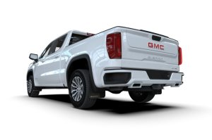 GMC Sierra 1500 Mud Flap - Front + Rear - Rally Armor - UR Series - Black with White Logo - `19-`25
